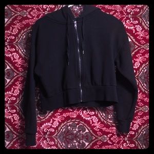 Black cropped jacket!